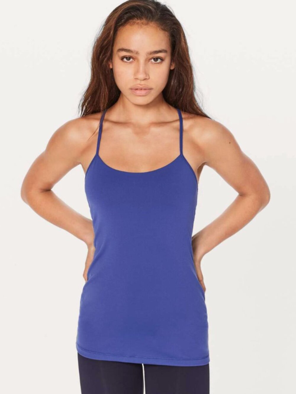 Lululemon Power Pose Tank W1AHXS Purple Blue - Size 8